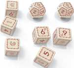 The One Ring RPG: White Dice Set (On Order)