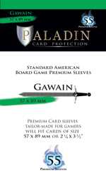 55 x Paladin Card Sleeves: Gawain (57mm x 89mm)