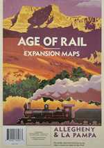 Age Of Rail Board Game: La Pampa And Allegheny Map Expansion