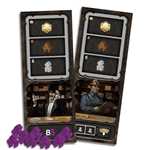 Barrage Board Game: Executive Officer Promo A And Set Of 8 \nPurple Machineries (Pre-Order)