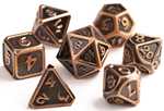 7pc RPG Dice Set: Mythica Battleworn Copper