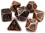 7pc RPG Dice Set: Drakona Eldric Cuprum (Pre-Order)