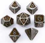 7pc RPG Dice Set: Drakona Gemtooth Diaphan