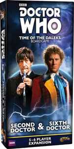Doctor Who: Time Of The Daleks Board Game: Second Doctor And Sixth Doctor Expansion
