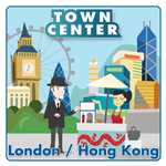Town Center Board Game: London And Hong Kong Expansion