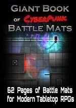 The Giant Book Of CyberPunk Battle Mats