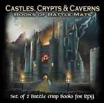 Battle Map Books: Castles, Crypts And Caverns 2 Book Set