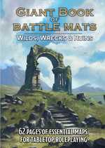 Giant Book Of Battle Mats: Wilds Wrecks And Ruins (On Order)