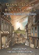Giant Book Of Battle Mats: Streets Sewers And Cemeteries
