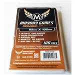 Mayday Magnum Ultra Fit 100 Card Sleeves 65mm x 100mm (On Order)