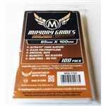 Mayday Magnum Ultra Fit 100 Card Sleeves 65mm x 100mm