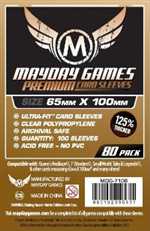 Mayday Premium 80 Card Sleeves 65mm x 100mm (On Order)