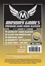 Mayday Magnum Ultra Fit 50 Card Sleeves 80mm x 120mm (On Order)