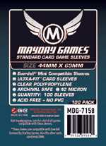 100 x Clear Standard Everdell Mini Compatible Sleeves 44mm x 63mm (On Order)