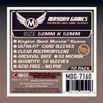 50 x Clear Premium Kingdom Death Monster Card Sleeves 52mm x 52mm (On Order)