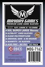 50 x Clear Premium XXL Super Large Sleeves 101.5mm x 153mm (On Order)