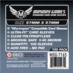100 x Clear Standard Wyrmspan Compatible Card Sleeves 57 x 57mm (On Order)