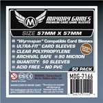 50 x Clear Premium Wyrmspan Compatible Card Sleeves 57mm x 57mm (On Order)
