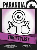 Paranoia RPG: Thriftylist Card Deck