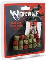 Werewolf: The Apocalypse RPG 5th Edition: Dice And Form Card Set
