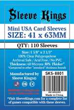 110 x Mini USA Card Sleeves (41mm x 63mm) (On Order)