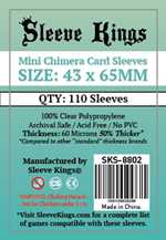 110 x Mini Chimera Card Sleeves (43mm x 65mm) (On Order)