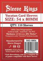 110 x Yucatan Card Sleeves (54mm x 80mm)