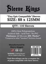 110 x Tiny Epic Compatible Sleeves (88mm x 125mm) (On Order)