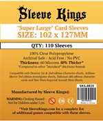 110 x Super Large Card Sleeves (102mm x 127mm) (On Order)