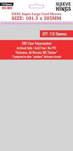 110 x XXXL Super Large Sleeves (101.5mm x 203mm) (On Order)