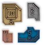 Vantage Board Game: Metal Coins (Pre-Order)